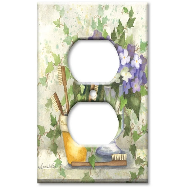 Brush Holder Switch Plate Single Toggle Art Plates Brush Holder Switch Plate Single Toggle Art Plates